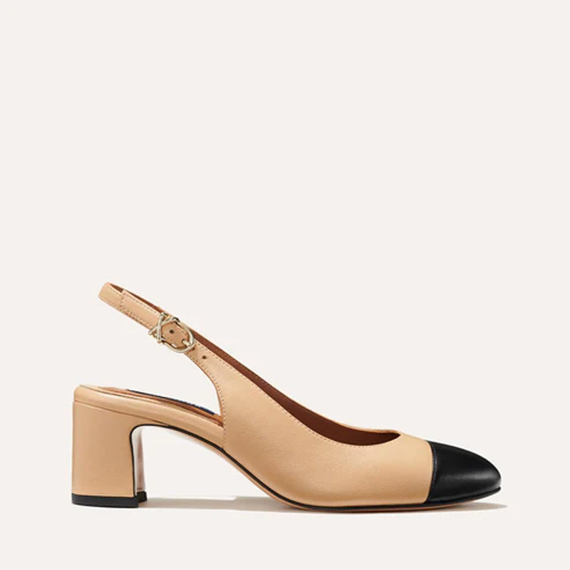 Naiste klassikaline ümara varbaga Slingback pump