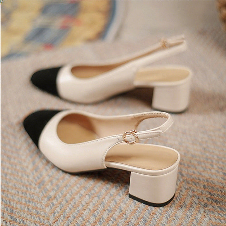 Naiste klassikaline ümara varbaga Slingback pump