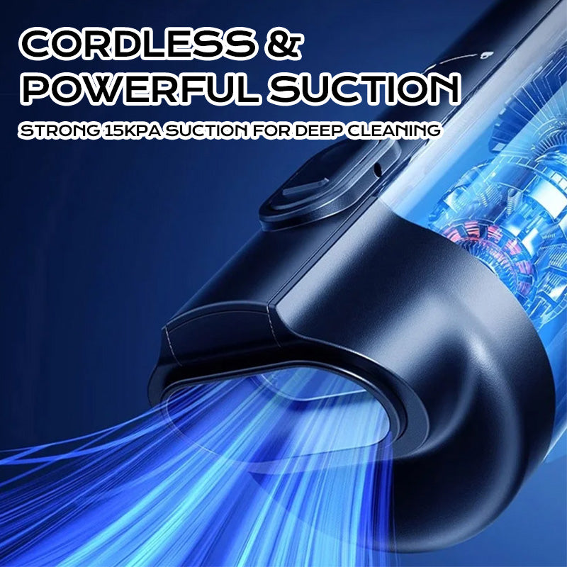 High Power Cordless Car Cacuum Cleaner[Max Suction Power: 15000Pa]