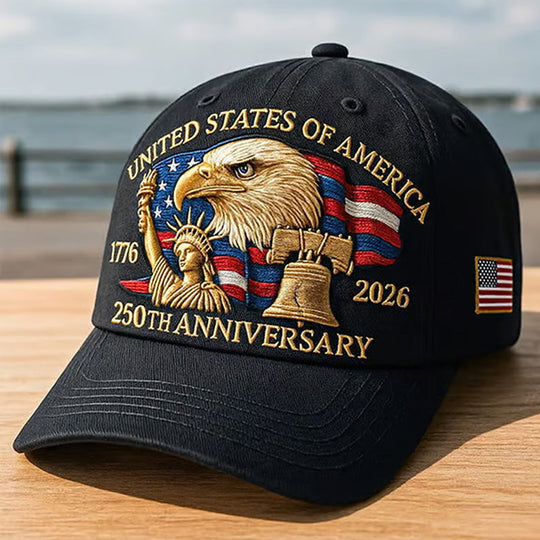 United States 250th Anniversary Baseball Cap