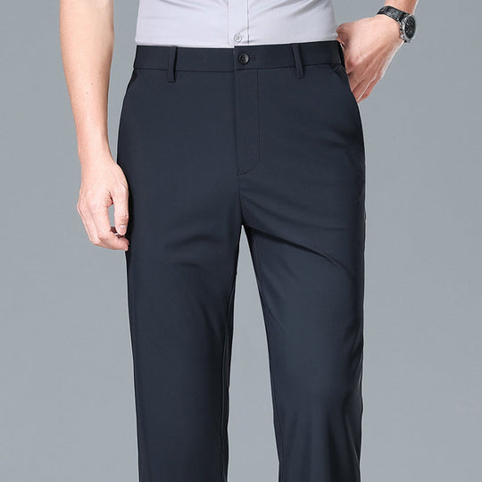 ❄️Stay Cool & Stylish 👖Men's Summer Breathable Stretch Straight Leg Pants