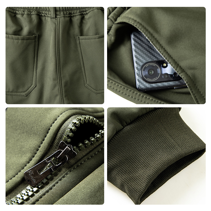 Meeste isoleeritud tuulekindel jope & Pükste komplekt