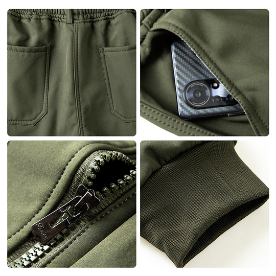 Meeste isoleeritud tuulekindel jope & Pükste komplekt