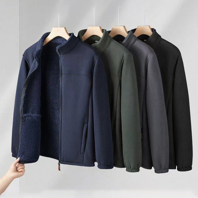 Meeste talve soojad taskutega lukuga mantlid