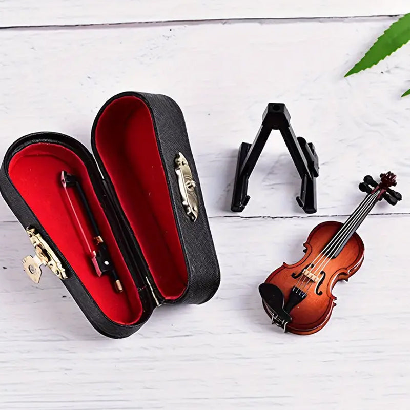 💥PRE 2026 Hot Sale Gift💥Playable Tiny Violin Figurine