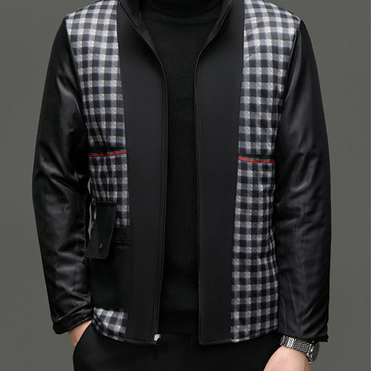 Meeste keskmise pikkusega Trench-mantel eemaldatava siseküljega