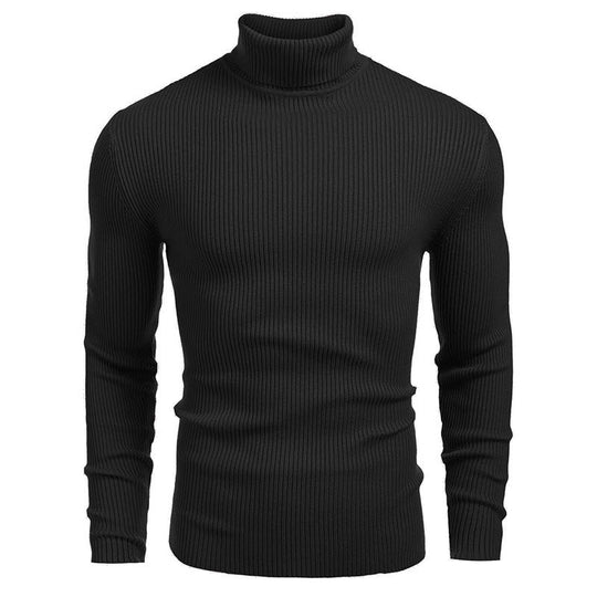 💯 Premium Softness | Men's Soft Knit Turtleneck Sweater