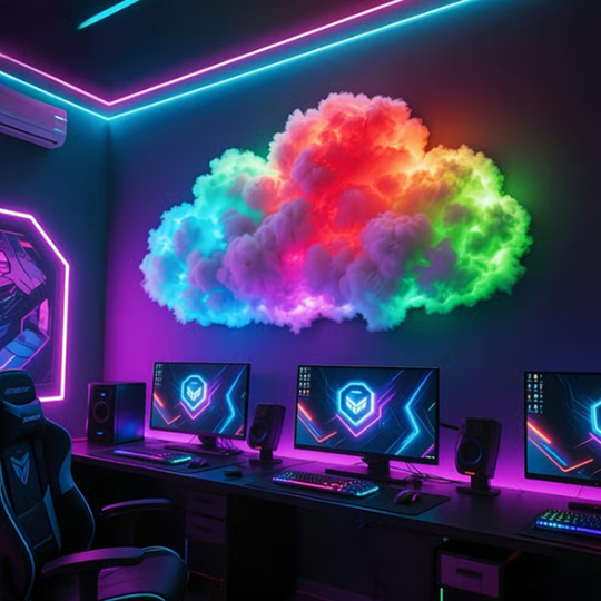 ⏰Isetegemise USB-toitega Thundercloud LED-valguskaunistus🌈☁️