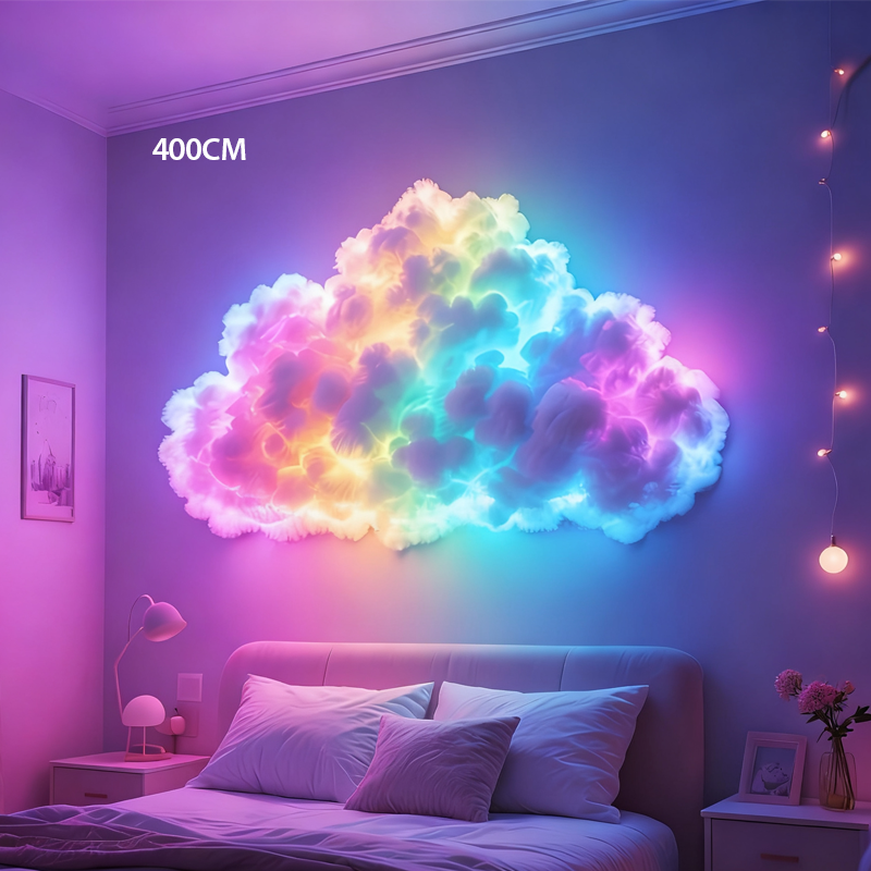 ⏰Isetegemise USB-toitega Thundercloud LED-valguskaunistus🌈☁️