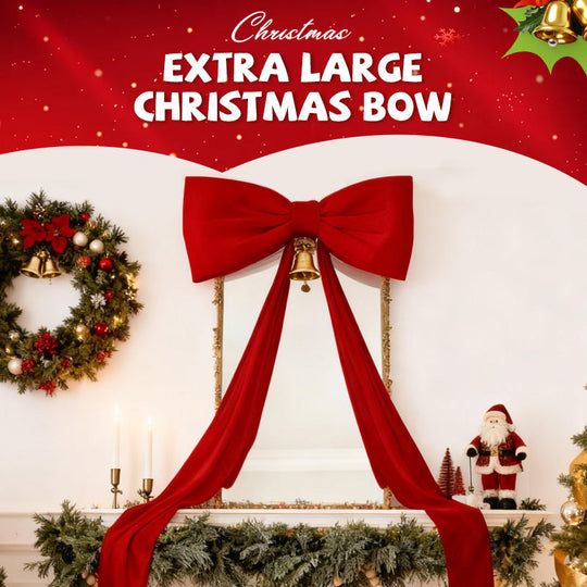 🎅🏻Full of Christmas Spirit🌟Extra Large Christmas Bow for Decoration