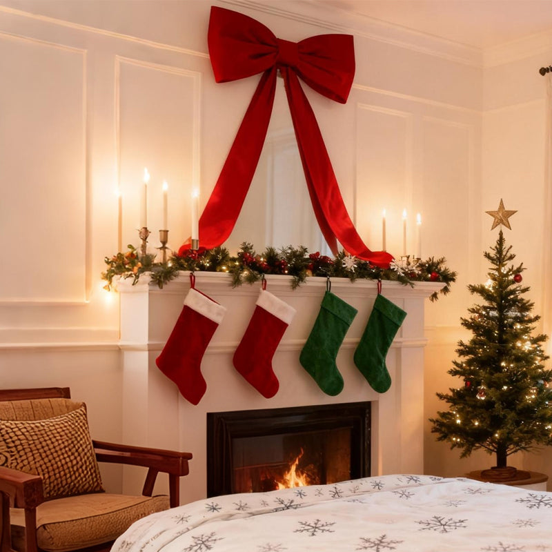 🎅🏻Full of Christmas Spirit🌟Extra Large Christmas Bow for Decoration