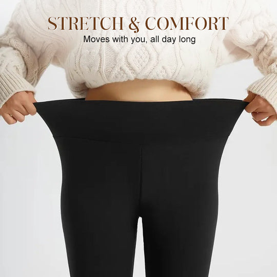 High-Elasticity Slim Fit Warm Leggings for Women