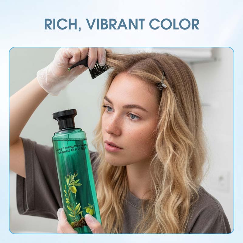 Botanical Essential Oil Hair Dye, Long Lasting Color