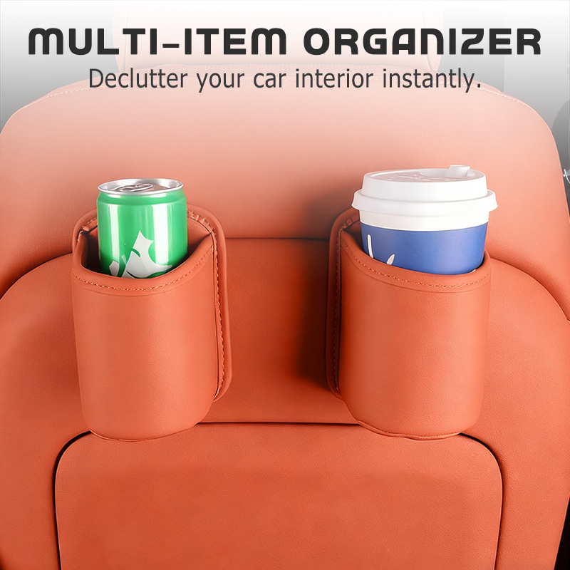 🥳2026 HOT SALE🥳💞95K+ SOLD!🚗🧺 50% OFF! Leather Car Door Cup Holder – Wide‑mouth opening, easy reach for drinks & phone. Clip‑on secure fit. PU leather, tough & stylish. 🛡️✨