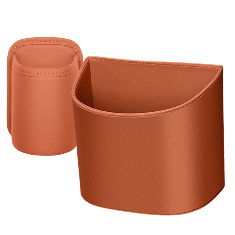 🥳2026 HOT SALE🥳💞95K+ SOLD!🚗🧺 50% OFF! Leather Car Door Cup Holder – Wide‑mouth opening, easy reach for drinks & phone. Clip‑on secure fit. PU leather, tough & stylish. 🛡️✨