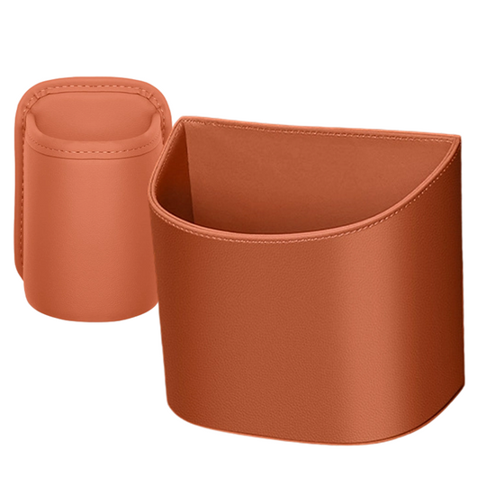 🥳2026 HOT SALE🥳💞95K+ SOLD!🚗🧺 50% OFF! Leather Car Door Cup Holder – Wide‑mouth opening, easy reach for drinks & phone. Clip‑on secure fit. PU leather, tough & stylish. 🛡️✨