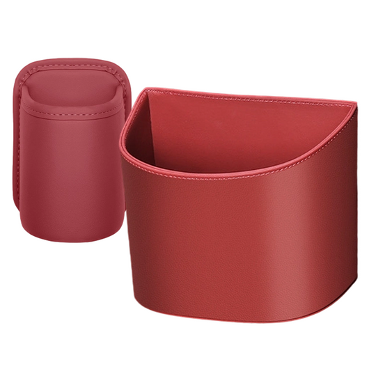 🥳2026 HOT SALE🥳💞95K+ SOLD!🚗🧺 50% OFF! Leather Car Door Cup Holder – Wide‑mouth opening, easy reach for drinks & phone. Clip‑on secure fit. PU leather, tough & stylish. 🛡️✨