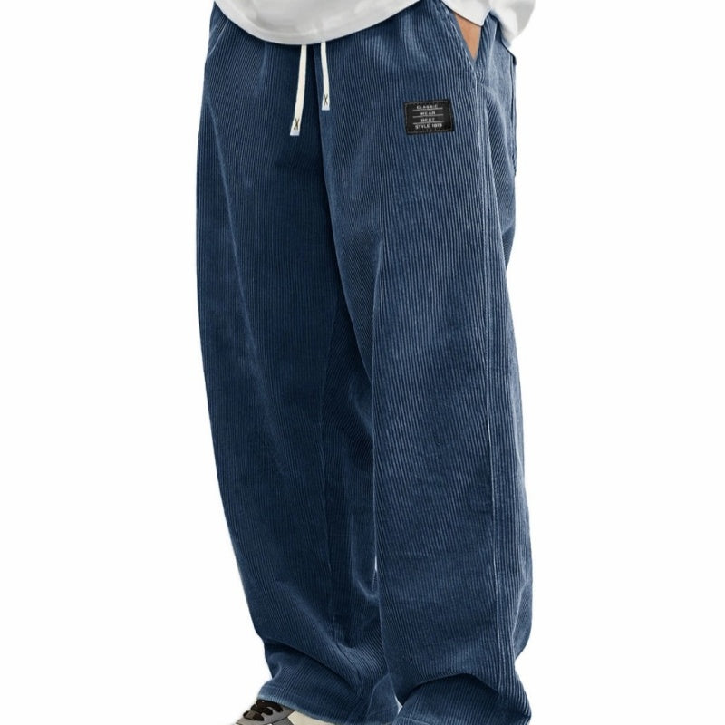 👖 60% RABATT! 🎉 Herrenhose mit Lockerer Passform, Kordelzug & Taschen – Bequem, Lässig & Praktisch für den Alltag 🏠
