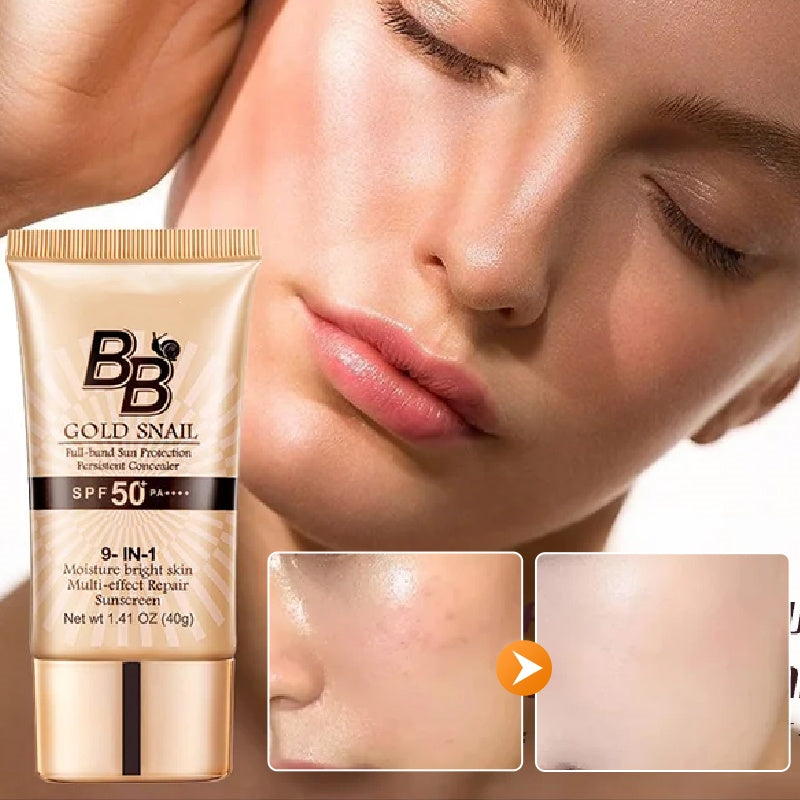 High-coverage waterproof snail BB cream