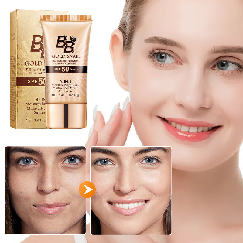 High-coverage waterproof snail BB cream