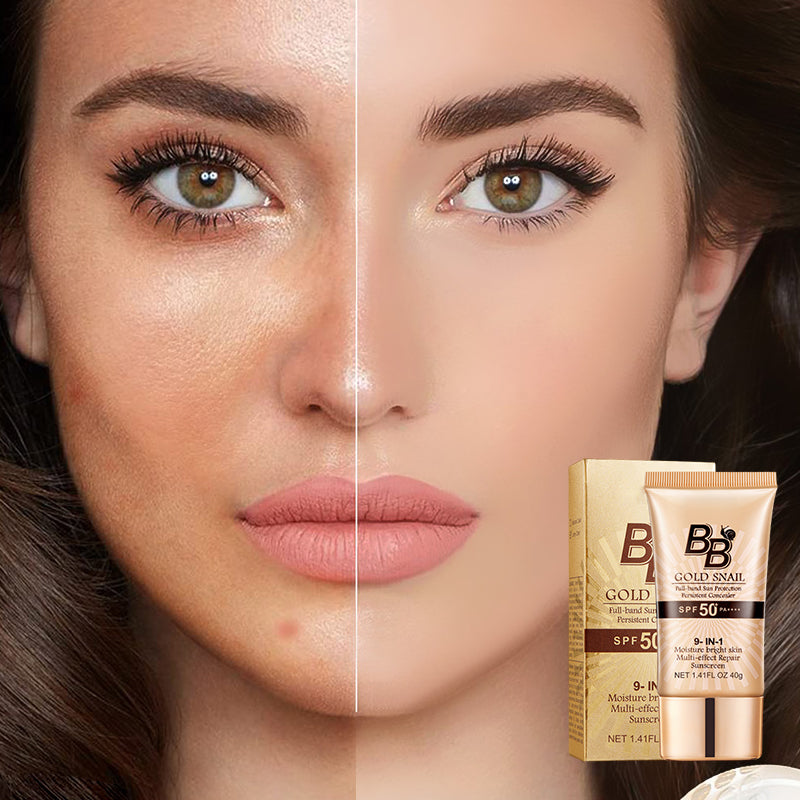 High-coverage waterproof snail BB cream