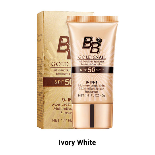 High-coverage waterproof snail BB cream
