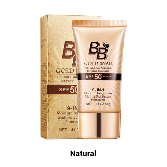 High-coverage waterproof snail BB cream