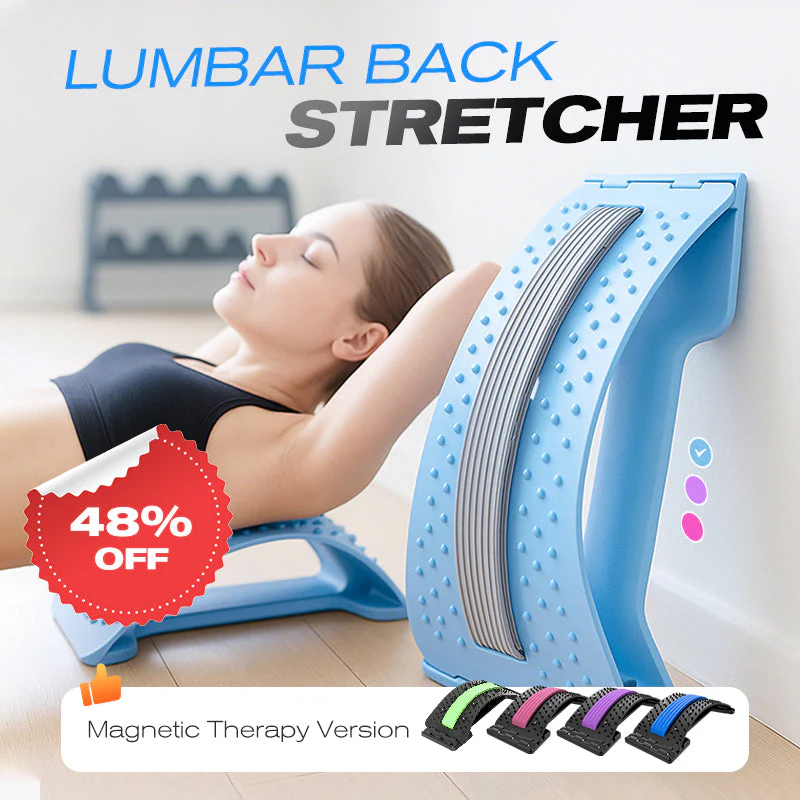 🎁2026 New Arrivals💥Magnetic Lumbar Stretcher – Acupressure Massage, Portable Design & Relieves Back Pain ✨