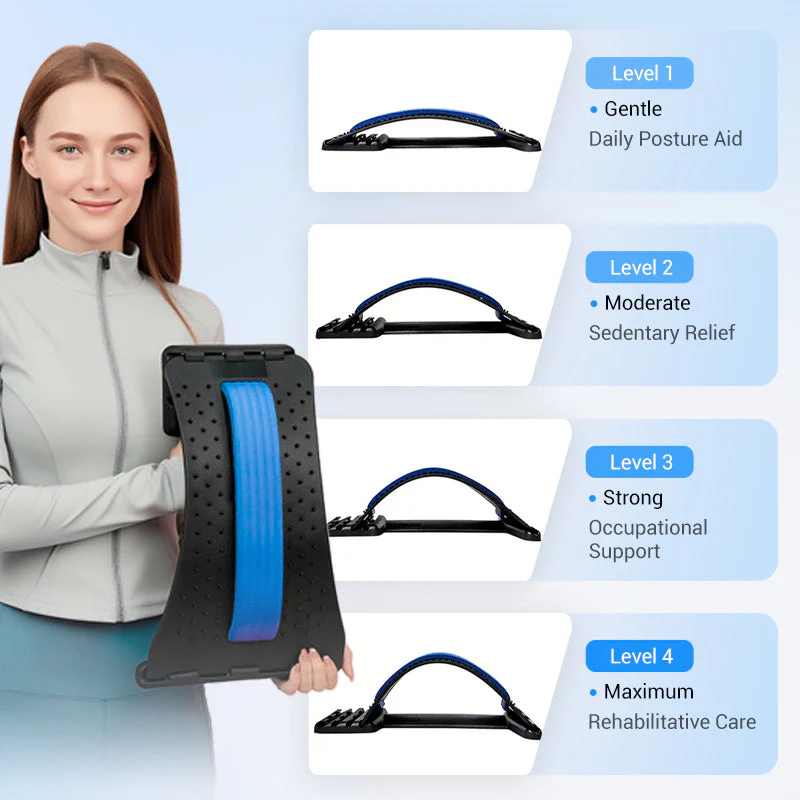 🎁2026 New Arrivals💥Magnetic Lumbar Stretcher – Acupressure Massage, Portable Design & Relieves Back Pain ✨