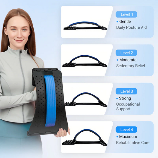 🎁2026 New Arrivals💥Magnetic Lumbar Stretcher – Acupressure Massage, Portable Design & Relieves Back Pain ✨