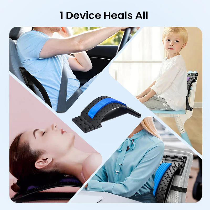 🎁2026 New Arrivals💥Magnetic Lumbar Stretcher – Acupressure Massage, Portable Design & Relieves Back Pain ✨
