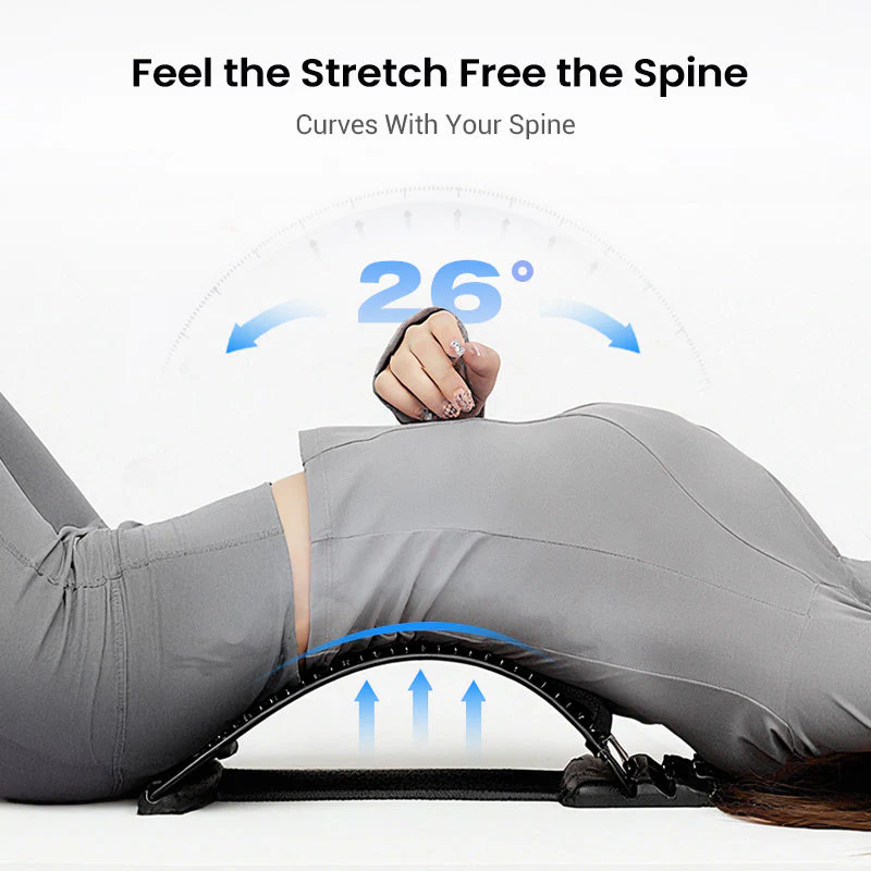 🎁2026 New Arrivals💥Magnetic Lumbar Stretcher – Acupressure Massage, Portable Design & Relieves Back Pain ✨