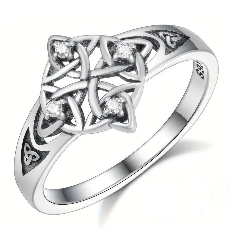 Vintage Trinity Celtic Knot Ring
