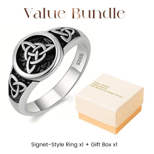 Vintage Trinity Celtic Knot Ring