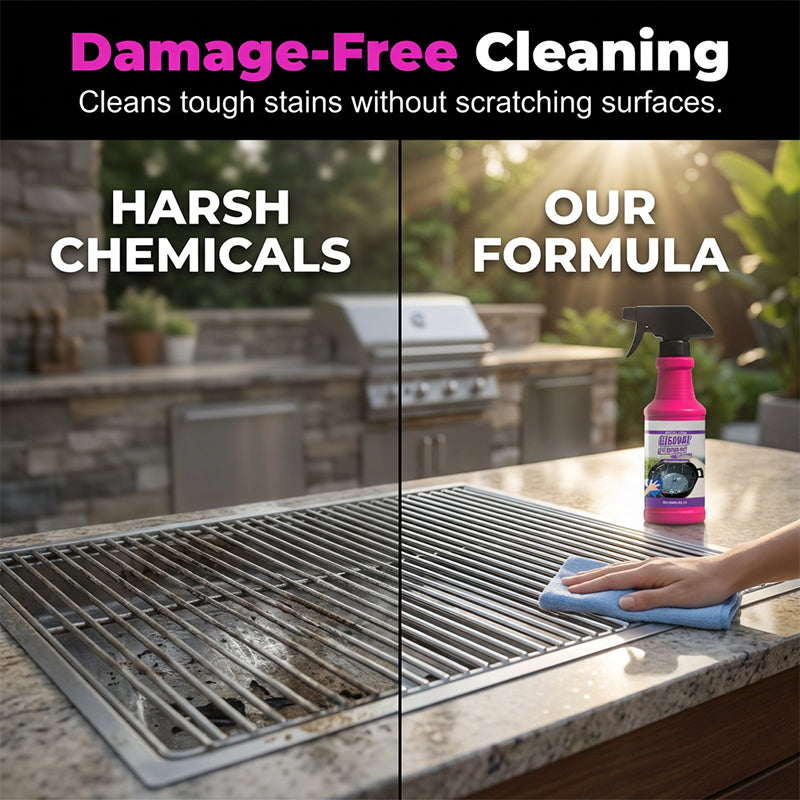 🍢💦Fast-Acting Heavy-Duty Grill Degreaser Spray
