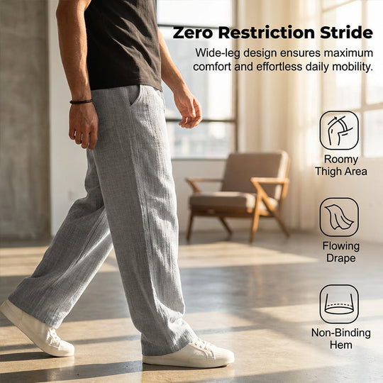 ⏳LAST DAY SALE 60% OFF !!📢Breathable Straight-Leg Trousers for Men