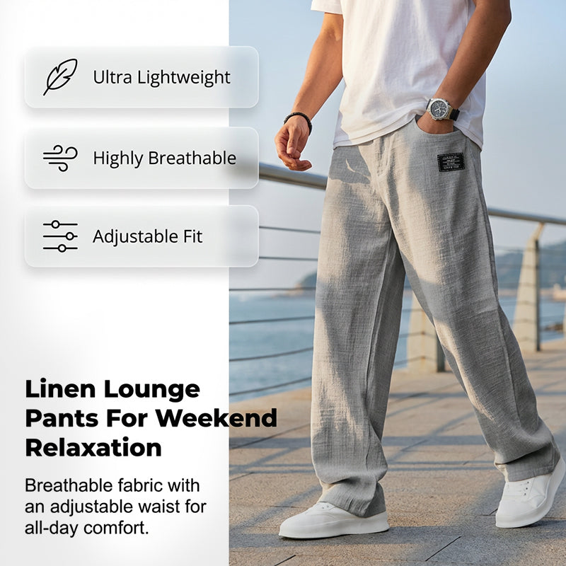 ⏳LAST DAY SALE 60% OFF !!📢Breathable Straight-Leg Trousers for Men