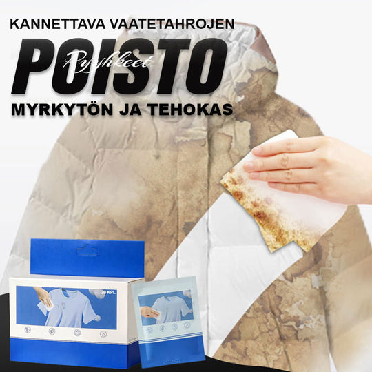 Portable Clothing Stain Remover Wipes