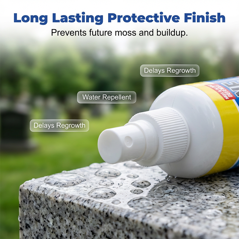 Headstone Cleaning & Restoration Spray – Remove Stains Instantly