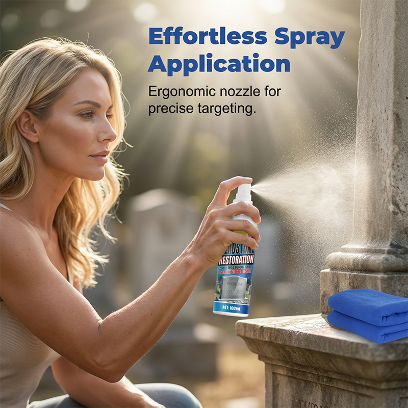 Headstone Cleaning & Restoration Spray – Remove Stains Instantly