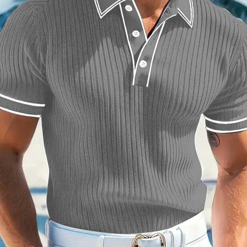 ⏳LAST DAY SALE 60% OFF !!📢💥Men's Tipped Collared Shirt