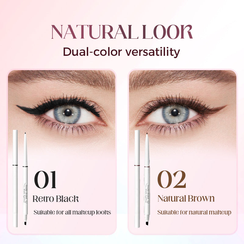 Smudge-Proof Dual-Tip Eyeliner Pencil