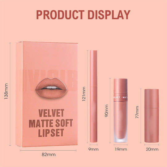 💥Limited-time Crazy Three-Piece Set💥Long-Lasting & Waterproof Matte Lipstick Set