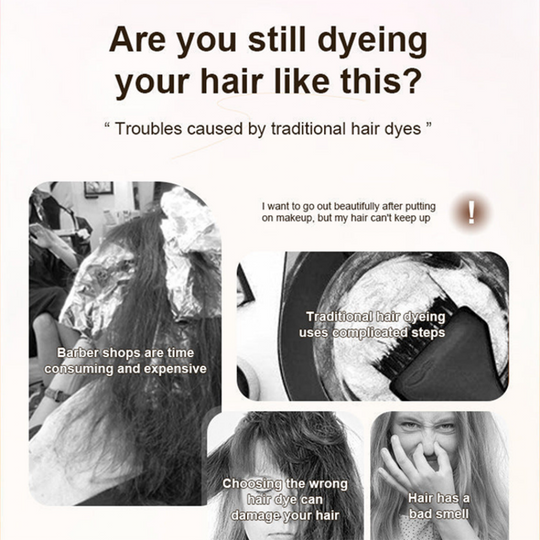Plant-Based Comb-In Hair Dye – 3-in-1 Hair Dye Comb