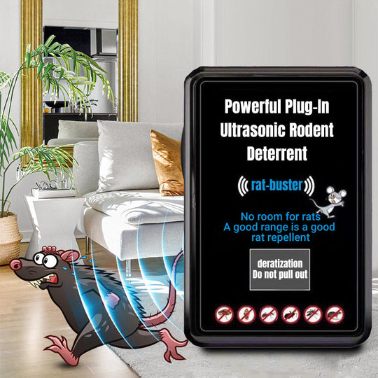 🔥Powerful Plug-In Ultrasonic Rodent Deterrent