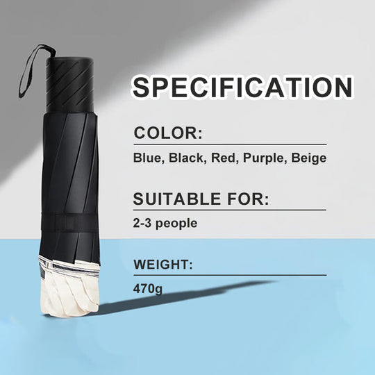 12-Rib Large Foldable Windproof Umbrella