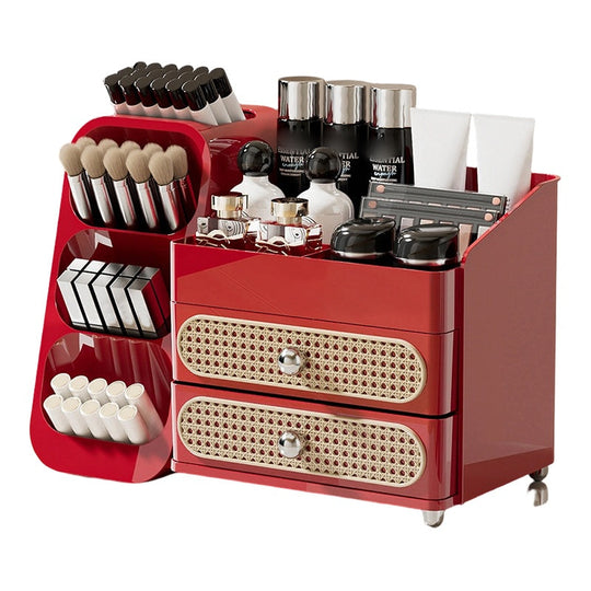 Large Capacity Cosmetic Organizer with Drawers