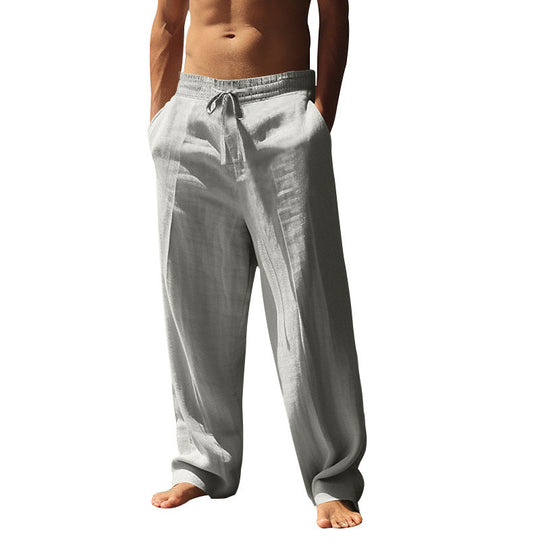 🔥Men's Casual Drawstring Pants with Pockets