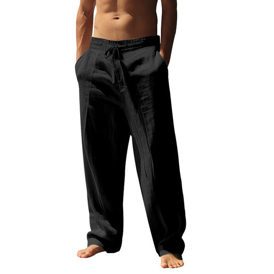 🔥Men's Casual Drawstring Pants with Pockets
