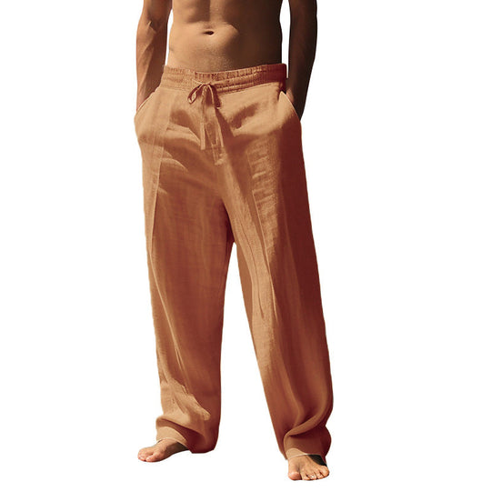 🔥Men's Casual Drawstring Pants with Pockets